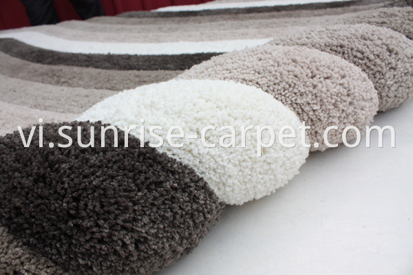 Soft Microfiber Shaggy Carpet 3D Design